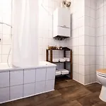 Business Design-apartment - 55qm, Kueche & Arbeitsplatz - By Lott Living Apartment Duisburg