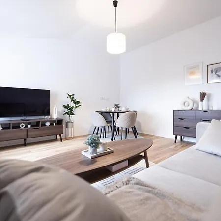 Business Design-apartment - 55qm, Kueche & Arbeitsplatz - By Lott Living Apartment Duisburg