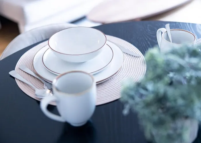 Business Design-apartment - 55qm, Kueche & Arbeitsplatz - By Lott Living