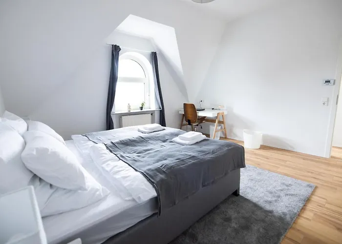 Apartment Business Design-apartment - 55qm, Kueche & Arbeitsplatz - By Lott Living Duisburg