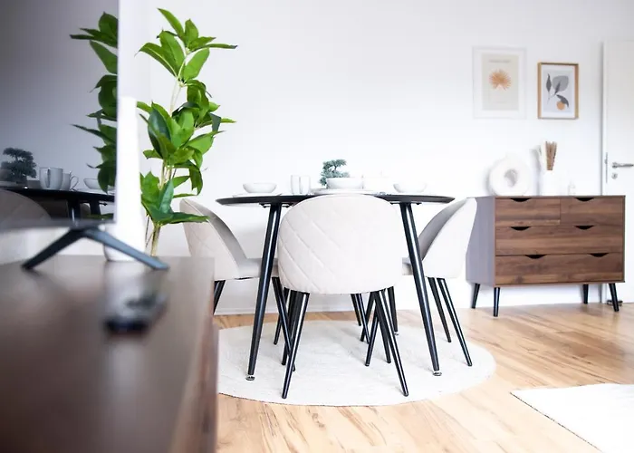 Business Design-apartment - 55qm, Küche&arbeitsplatz - By Lott Living Apartamento *