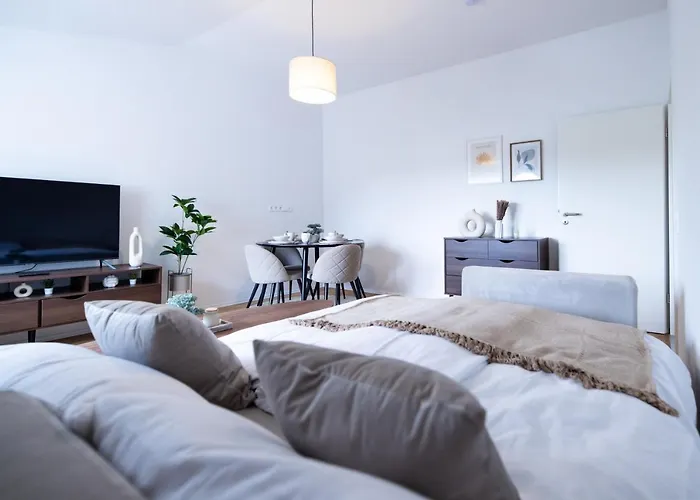 Business Design-apartment - 55qm, Kueche & Arbeitsplatz - By Lott Living Apartment *