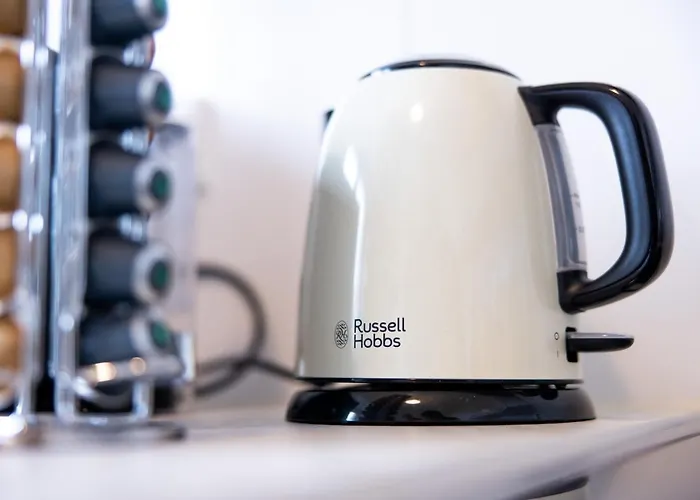 Business Design-apartment - 55qm, Kueche & Arbeitsplatz - By Lott Living Duisburg